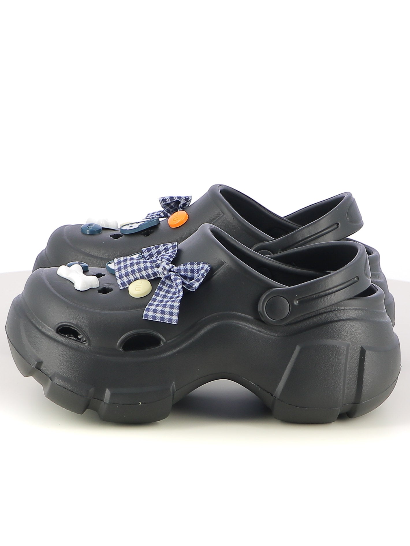 Sabot donna MINU GH-001 bianco nero