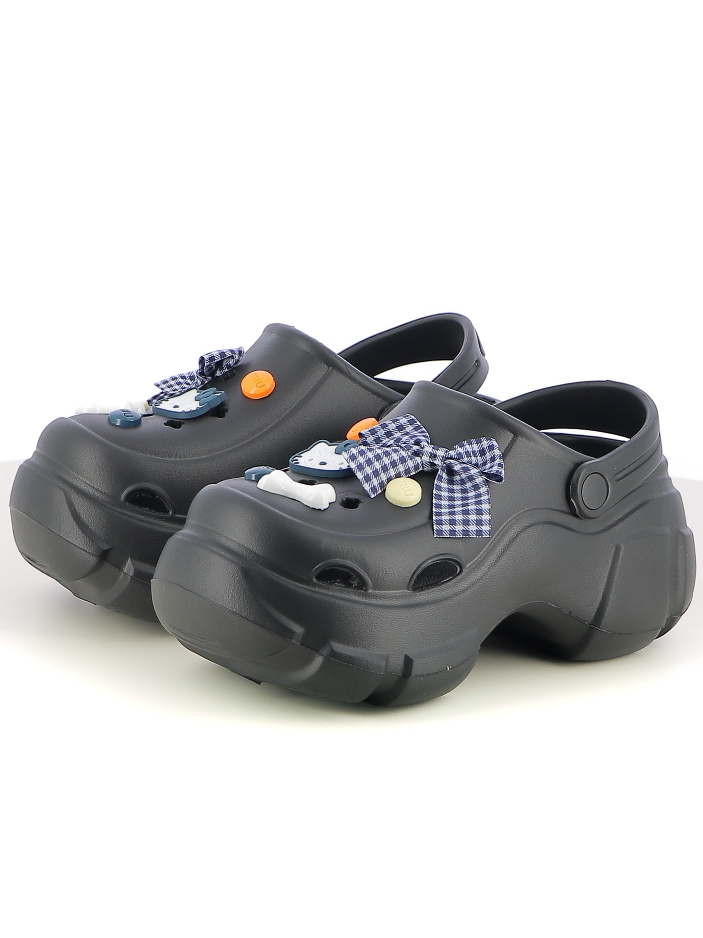 Sabot donna MINU GH-001 bianco nero