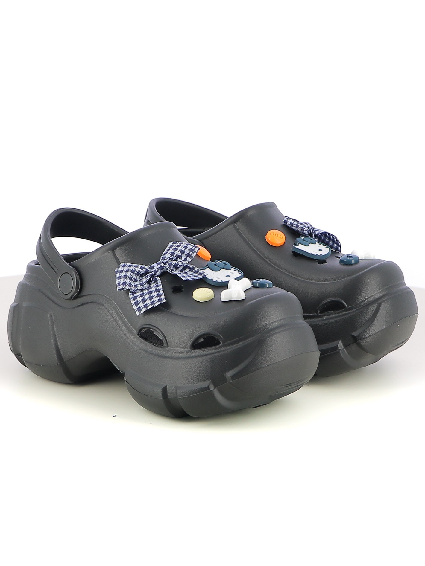 Sabot donna MINU GH-001 bianco nero