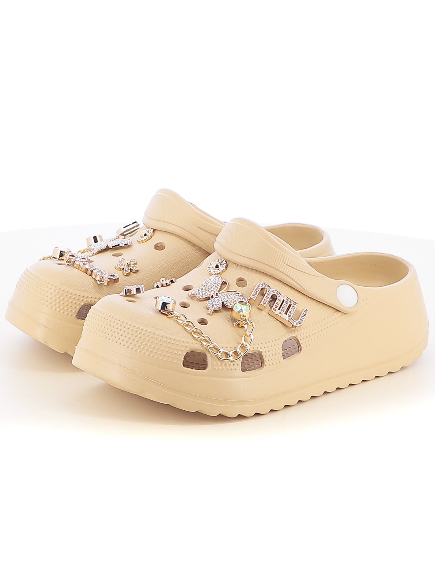 Sabot donna MINU GH-0509A beige scuro