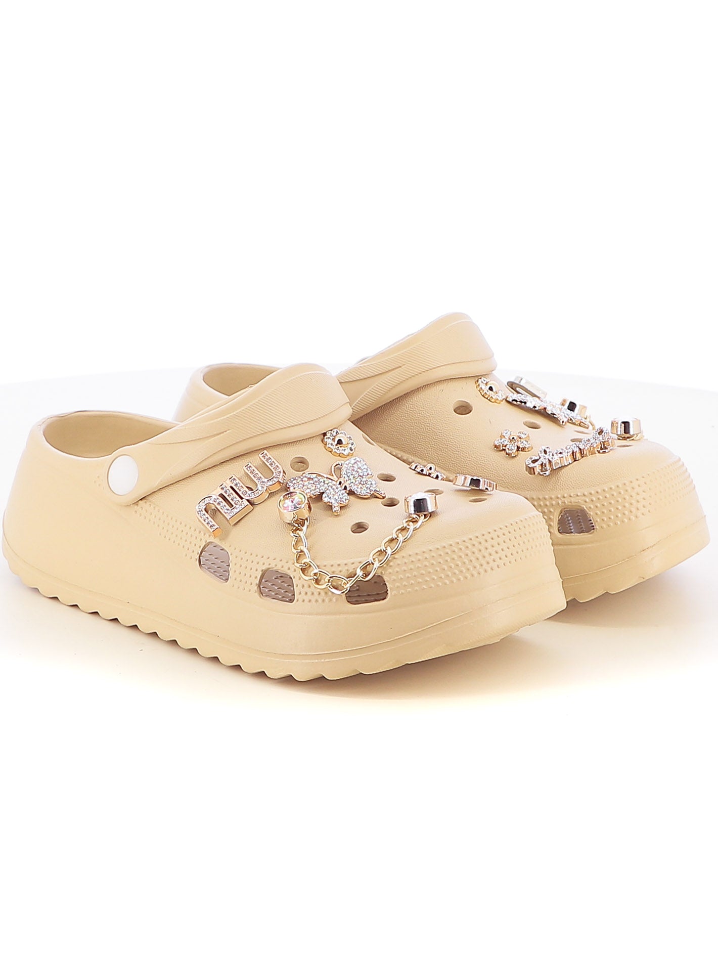 Sabot donna MINU GH-0509A beige scuro