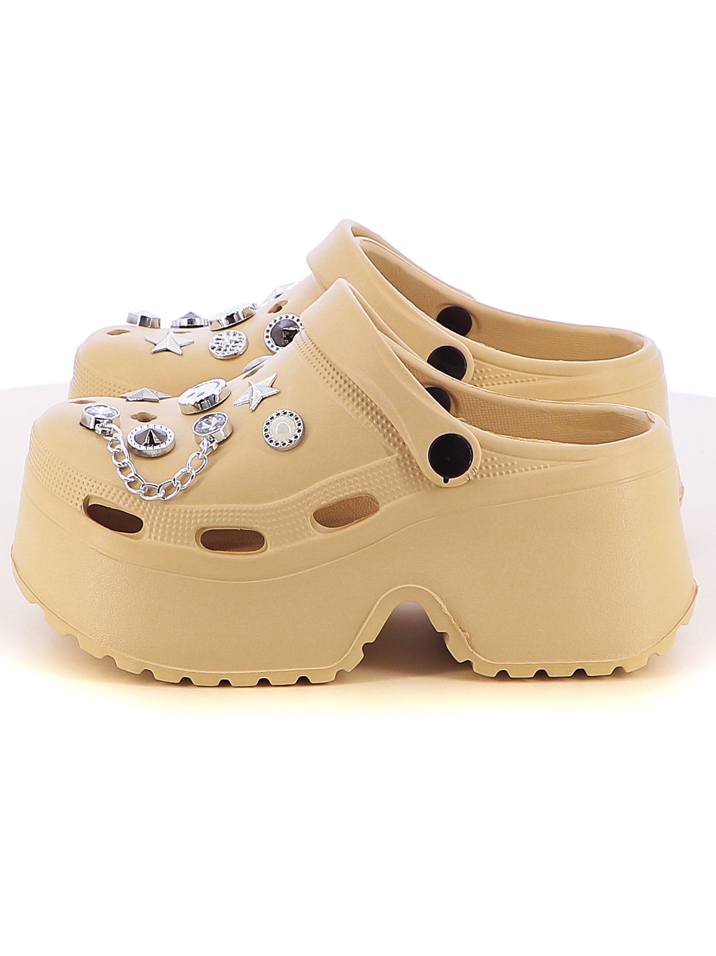 Sabot donna MINU GH017 beige scuro