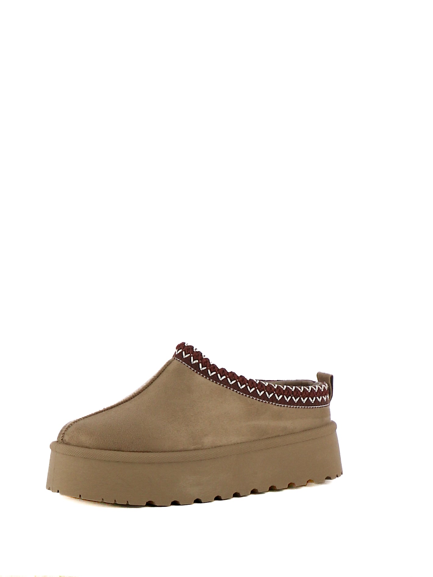 Sabot con pelliccia donna MINU JRY03 beige scuro | Costa Superstore