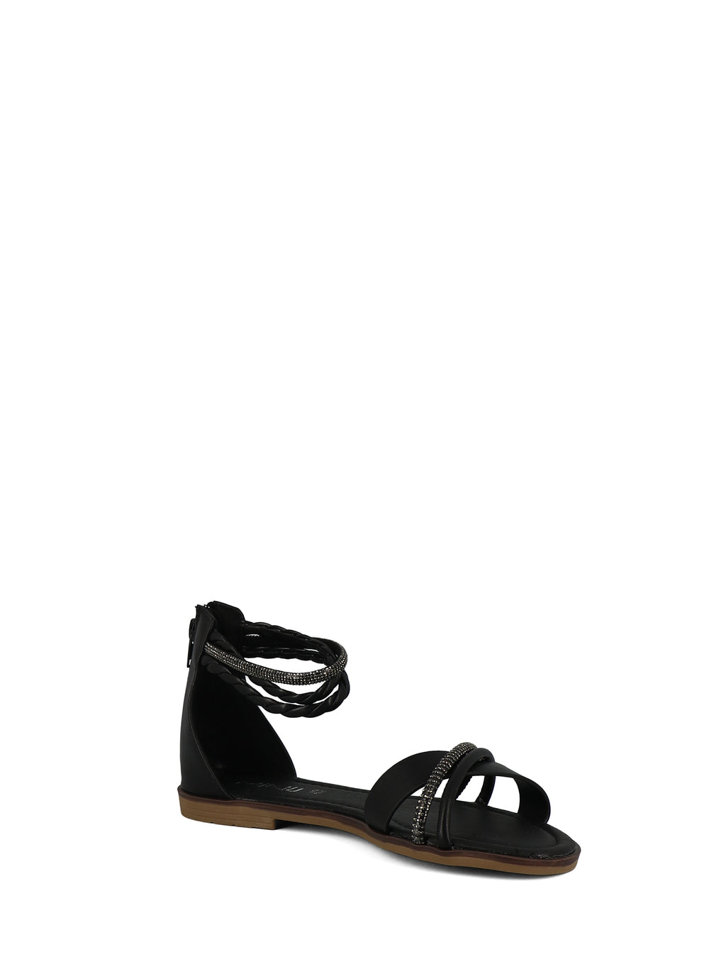 Sandali con cinturino donna MINU 6W9110-A1 nero