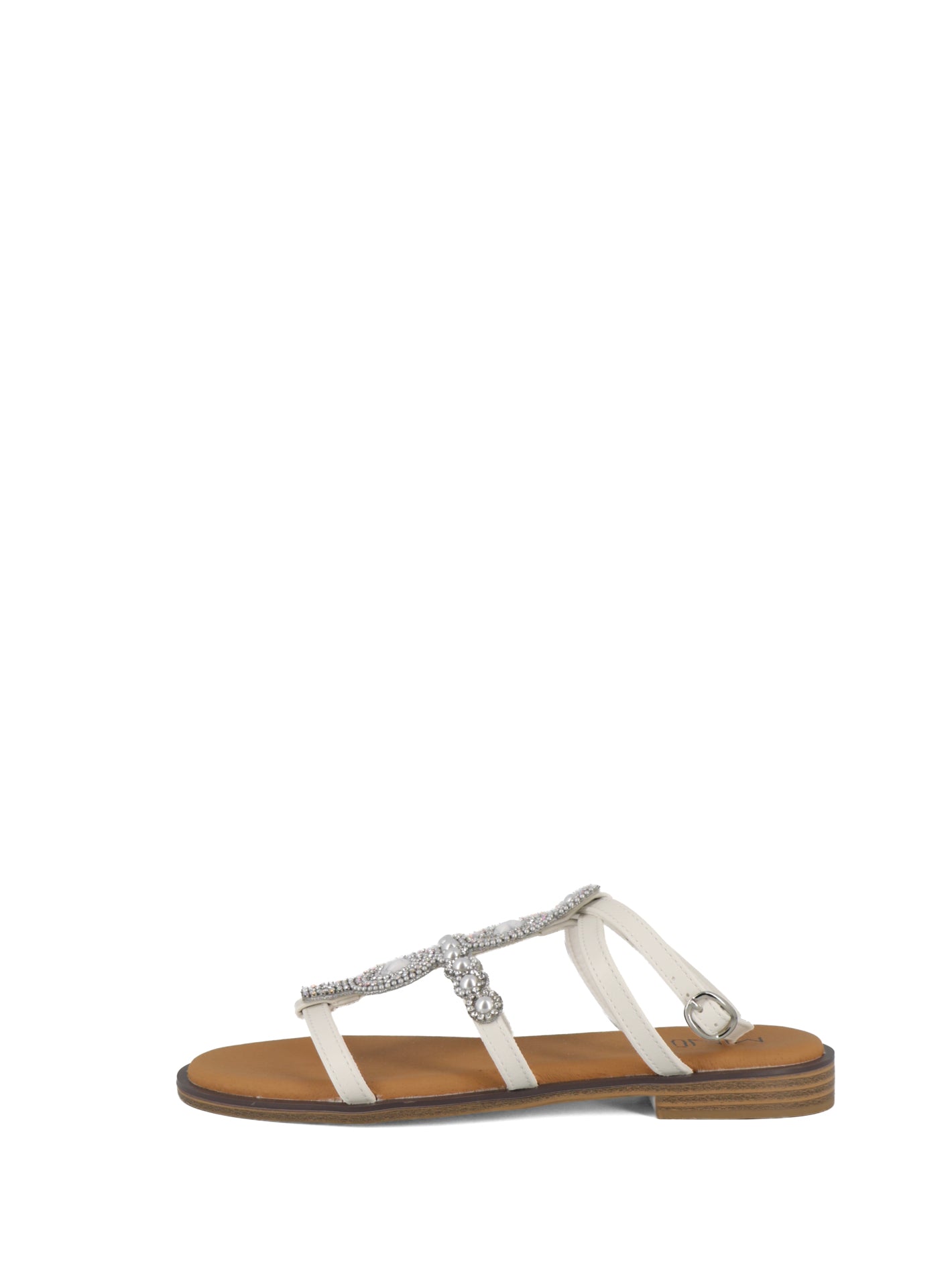 Sandali con cinturino donna MINU 6Z9475-31 bianco