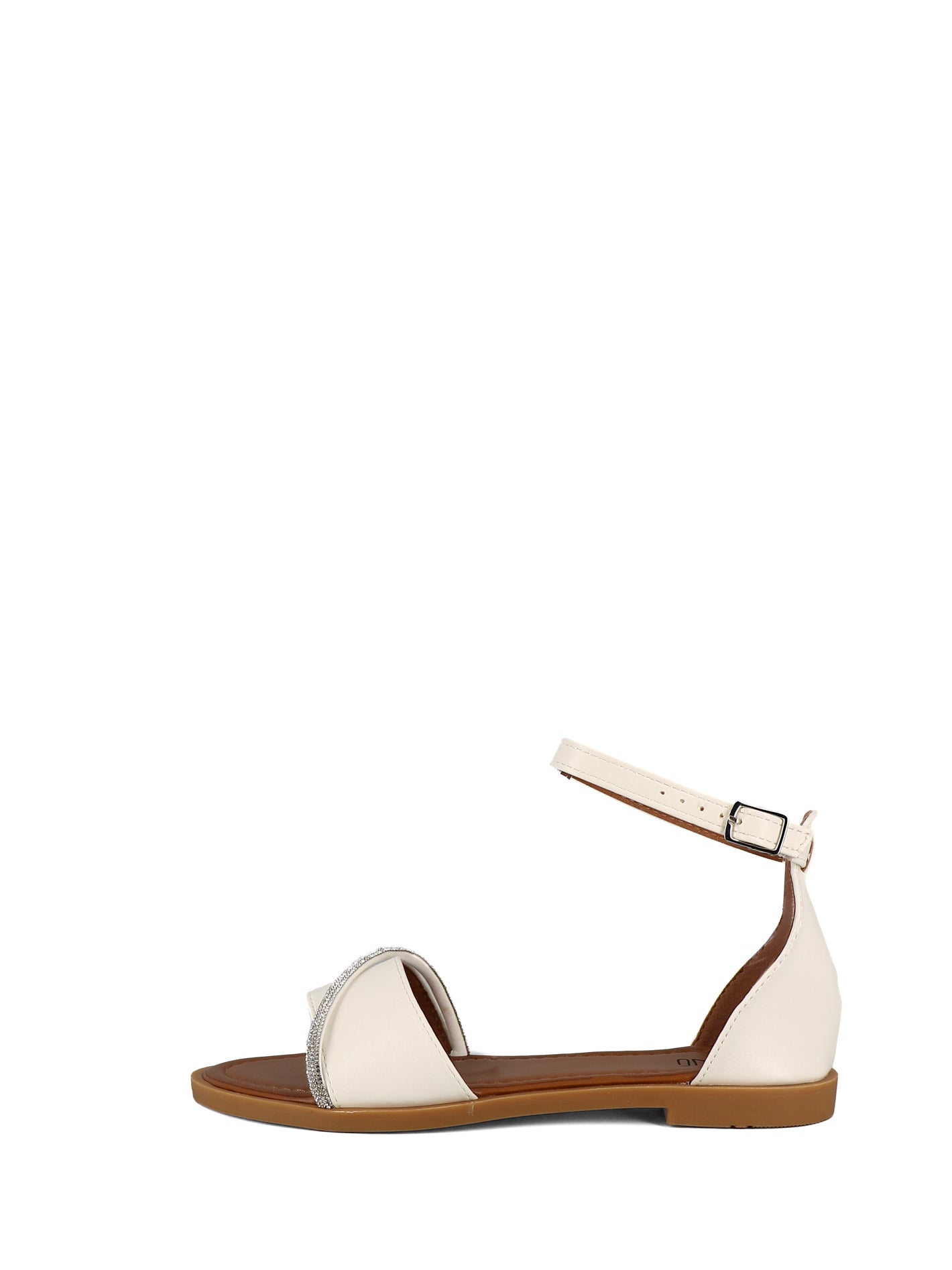 Sandali con cinturino donna MINU AP25S-1014 bianco