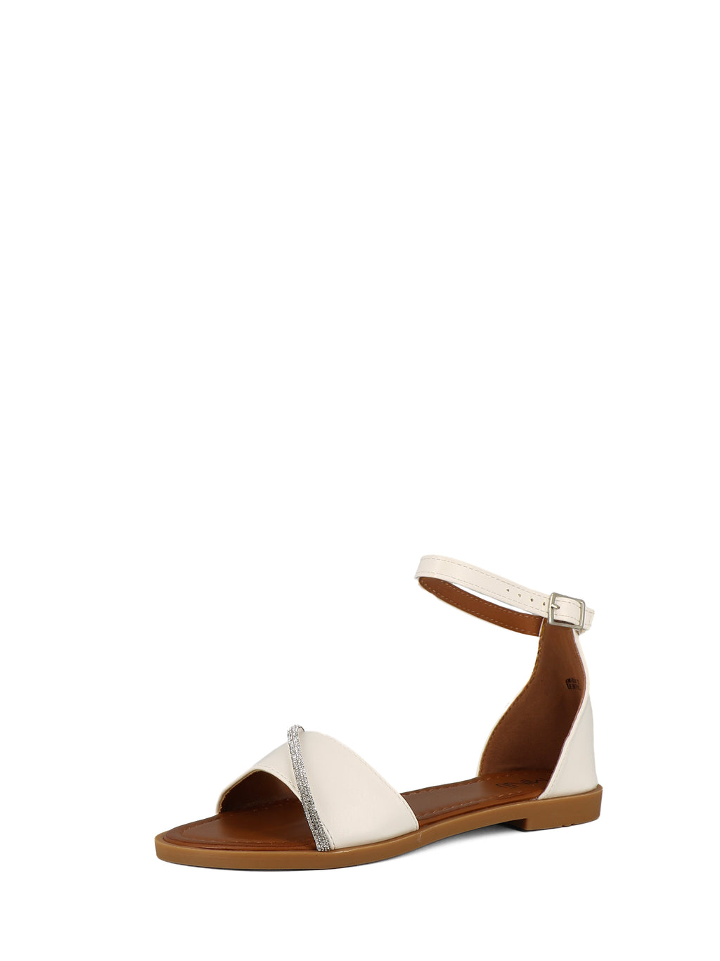 Sandali con cinturino donna MINU AP25S-1014 bianco