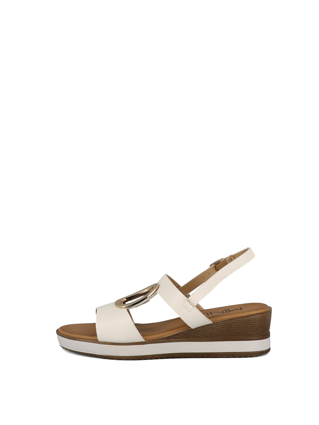 Sandali con cinturino donna MINU CH-223-B01 beige chiaro