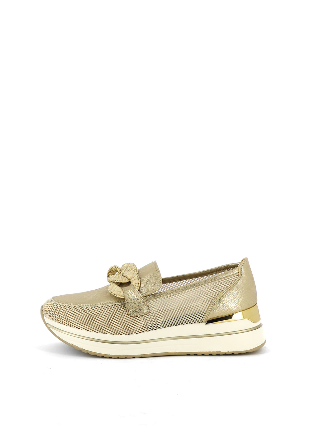 Mocassini donna MINU H23001-19 beige chiaro