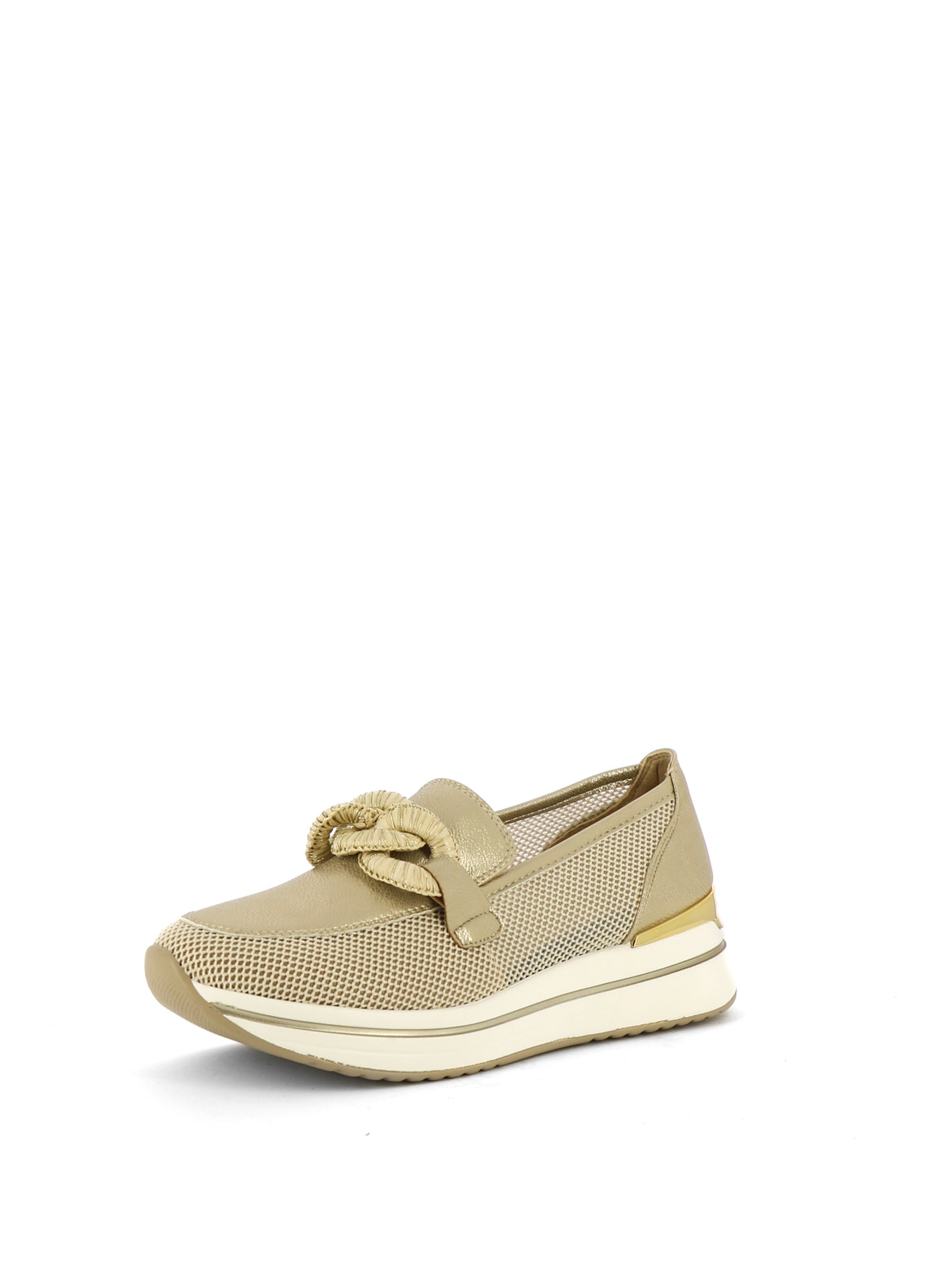 Mocassini donna MINU H23001-19 beige chiaro