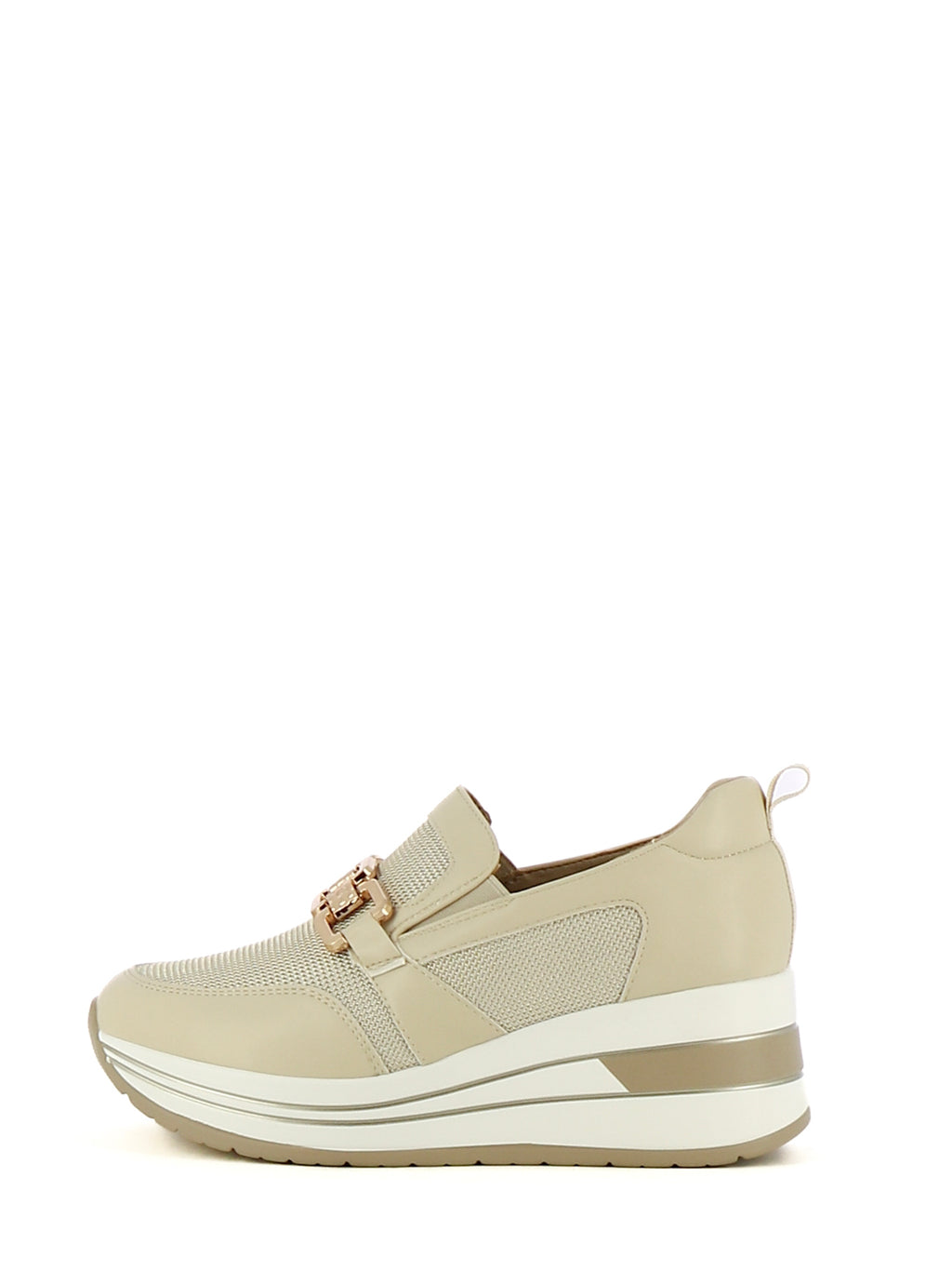 Mocassini donna MINU H2312-19 beige chiaro