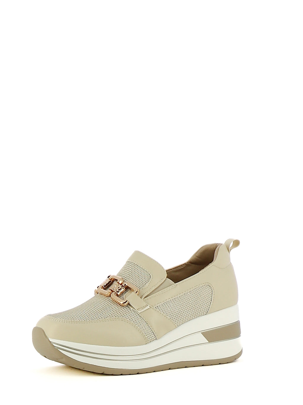 Mocassini donna MINU H2312-19 beige chiaro