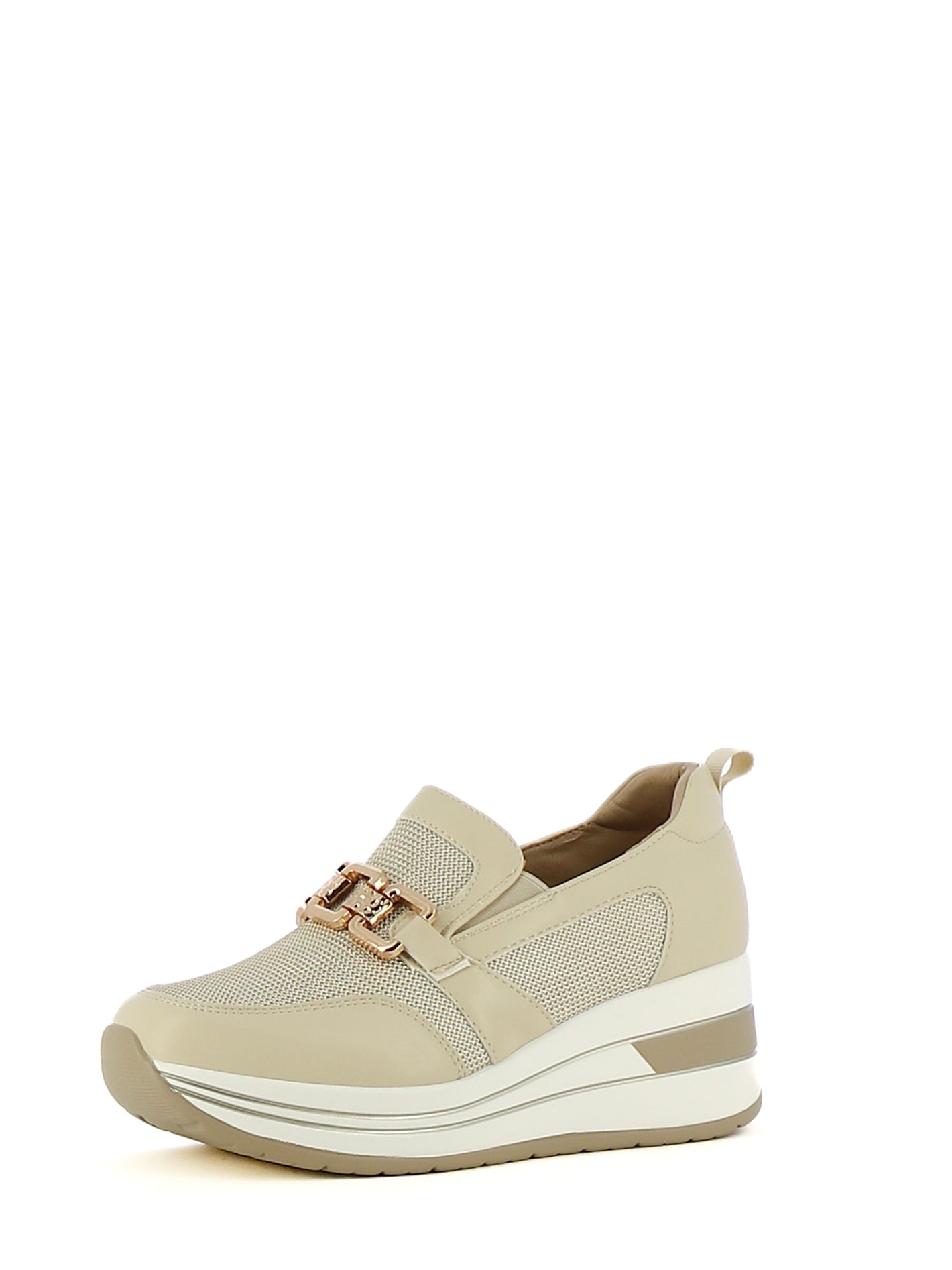 Mocassini donna MINU H2312-19 beige chiaro