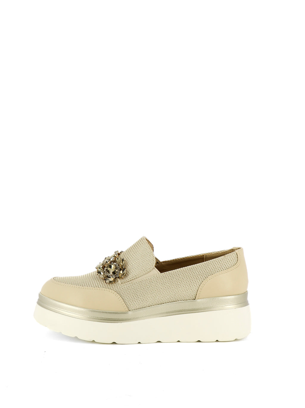 Mocassini donna MINU H3W2021-54 beige chiaro