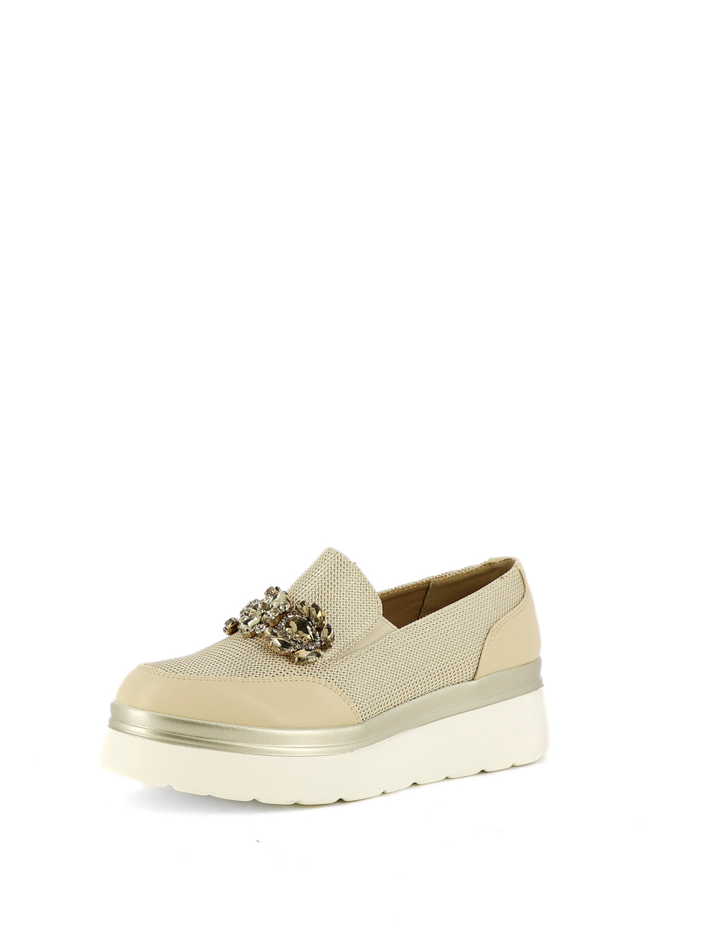 Mocassini donna MINU H3W2021-54 beige chiaro