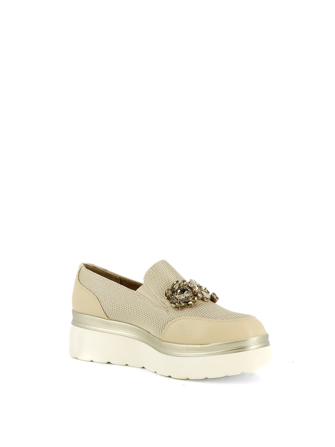 Mocassini donna MINU H3W2021-54 beige chiaro