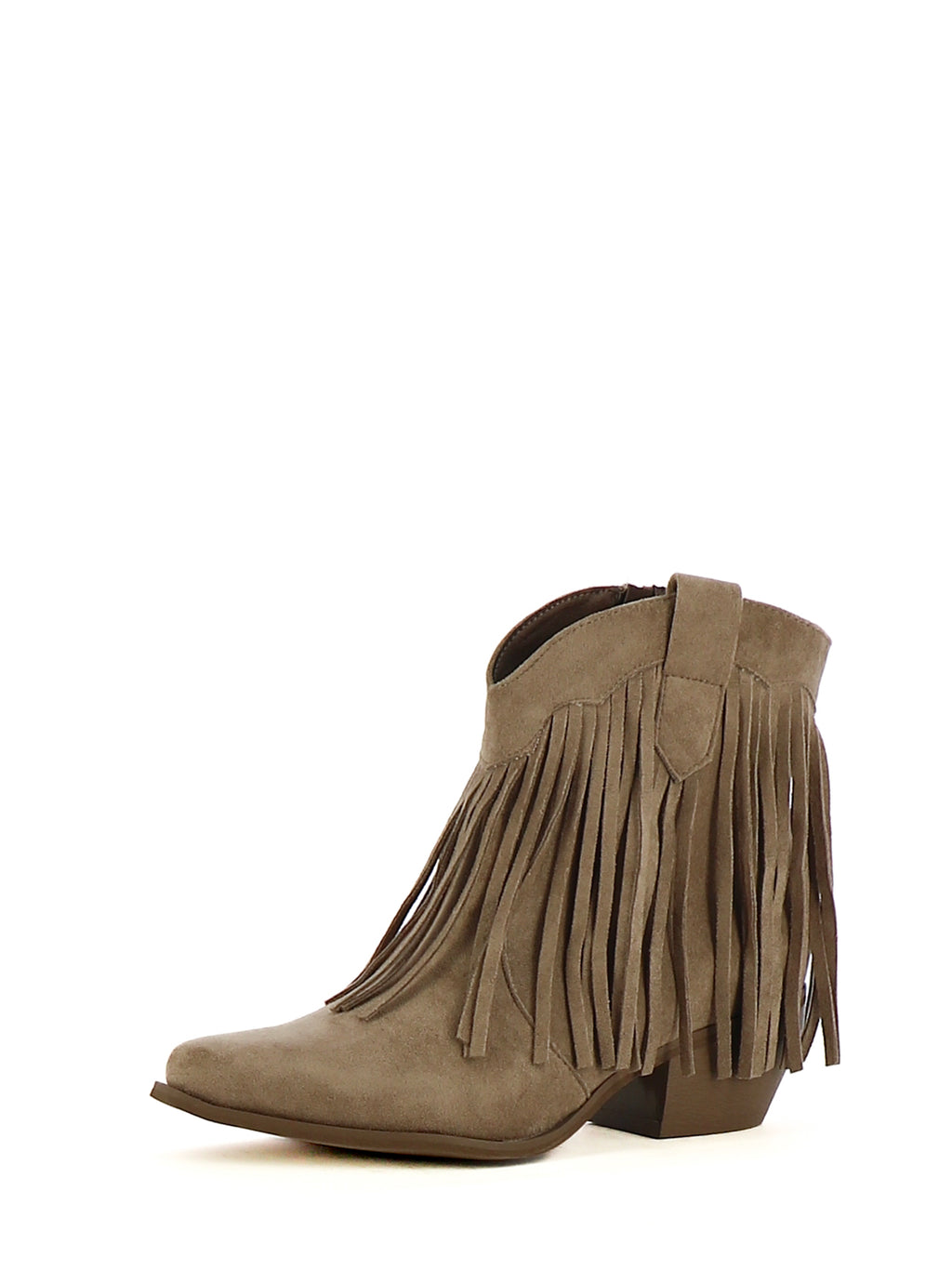 Stivaletti texani donna MINU H3W2058Y-133 beige scuro
