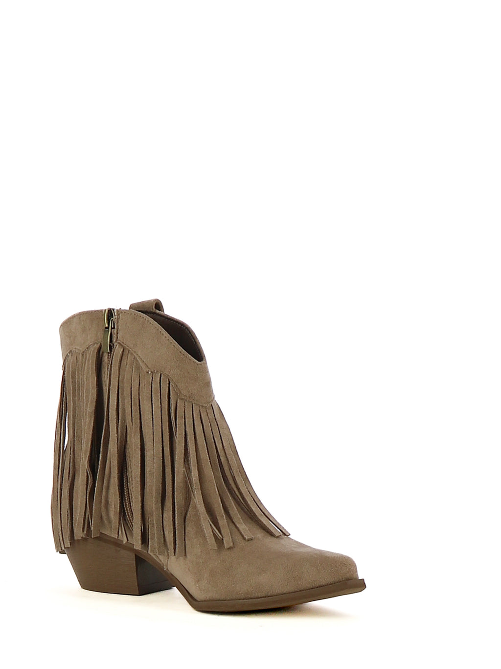 Stivaletti texani donna MINU H3W2058Y-133 beige scuro