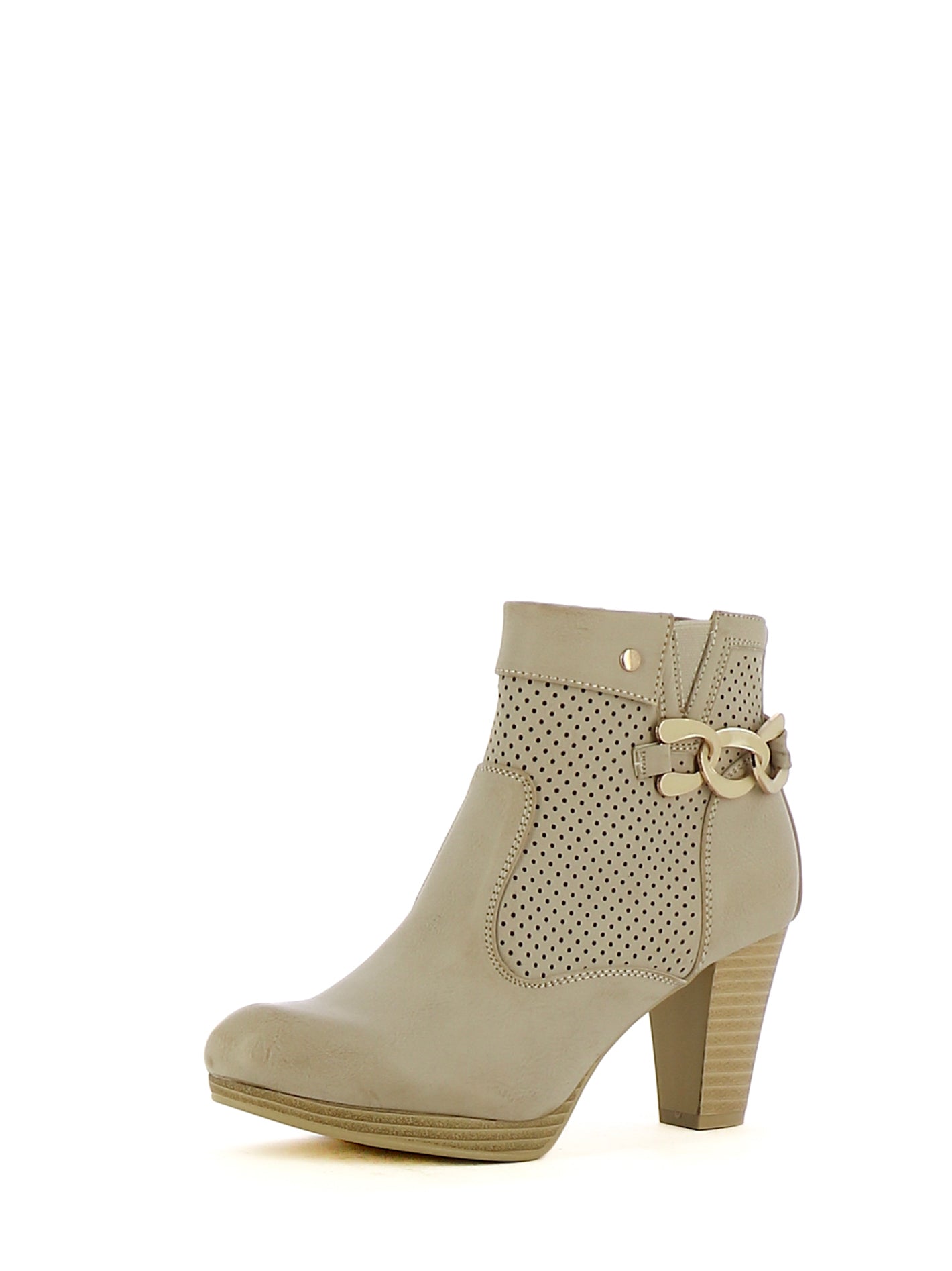 Tronchetti donna MINU H653-35M beige chiaro