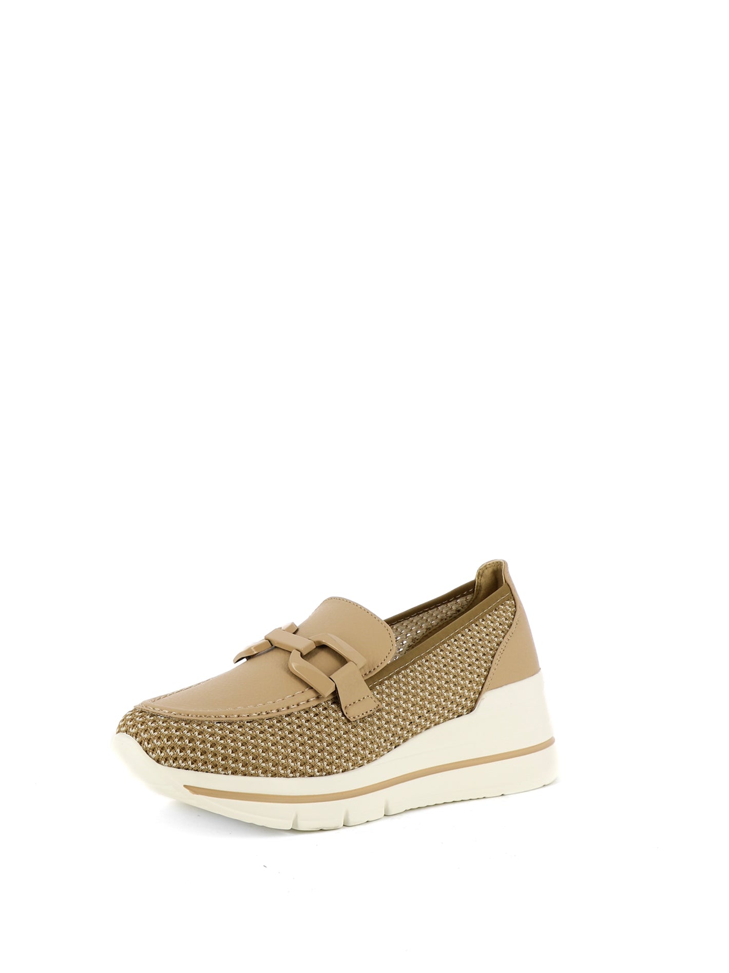 Mocassini donna MINU H69799-10 beige chiaro