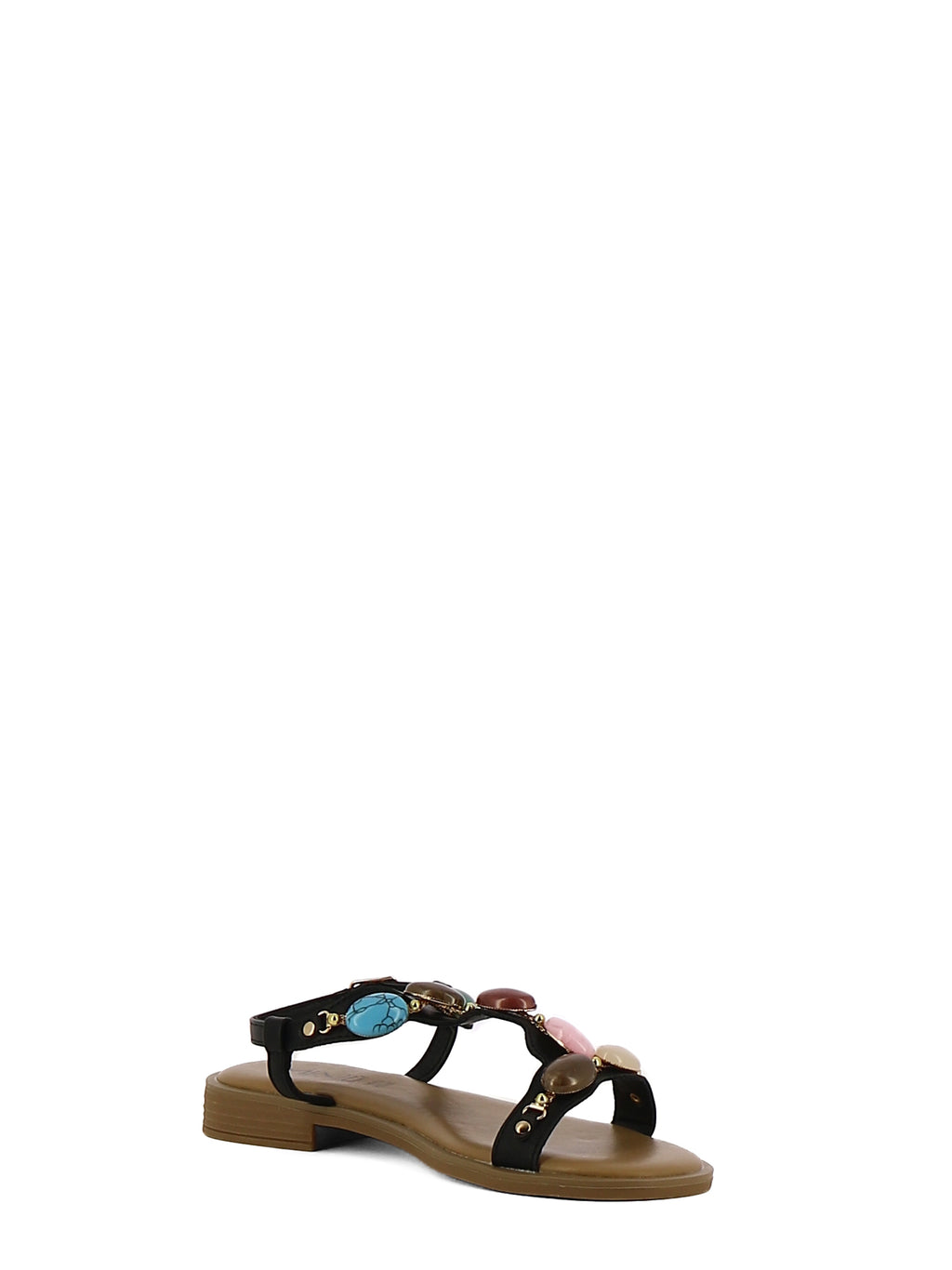 Sandali con cinturino donna MINU J1230-S1 nero