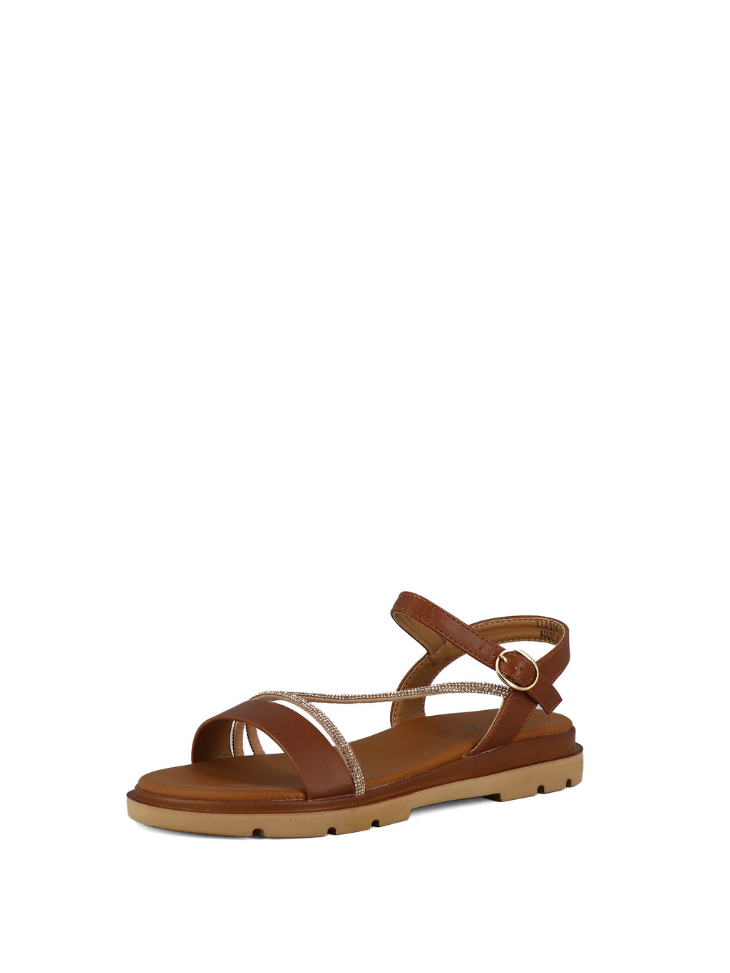Sandali con cinturino donna MINU LL0331-12 cuoio