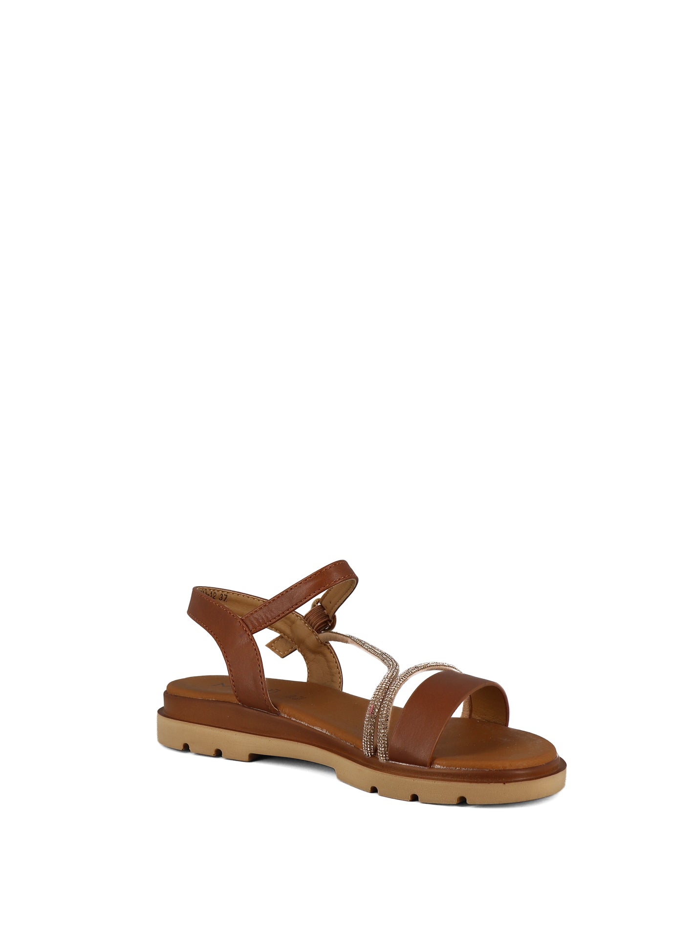 Sandali con cinturino donna MINU LL0331-12 cuoio