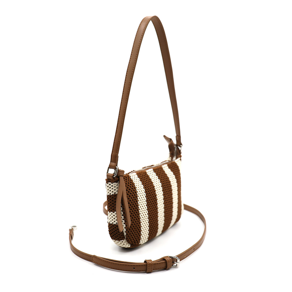 Borsa a spalla donna MINU PB0273HO1 beige scuro