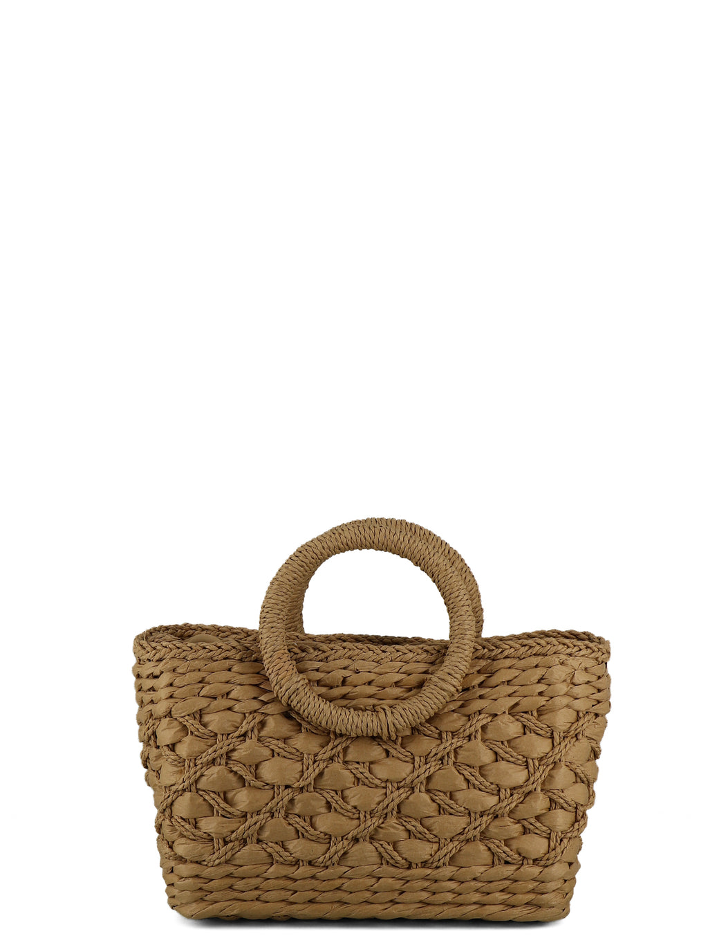 Borsa a mano donna MINU PB0278HG2 beige scuro