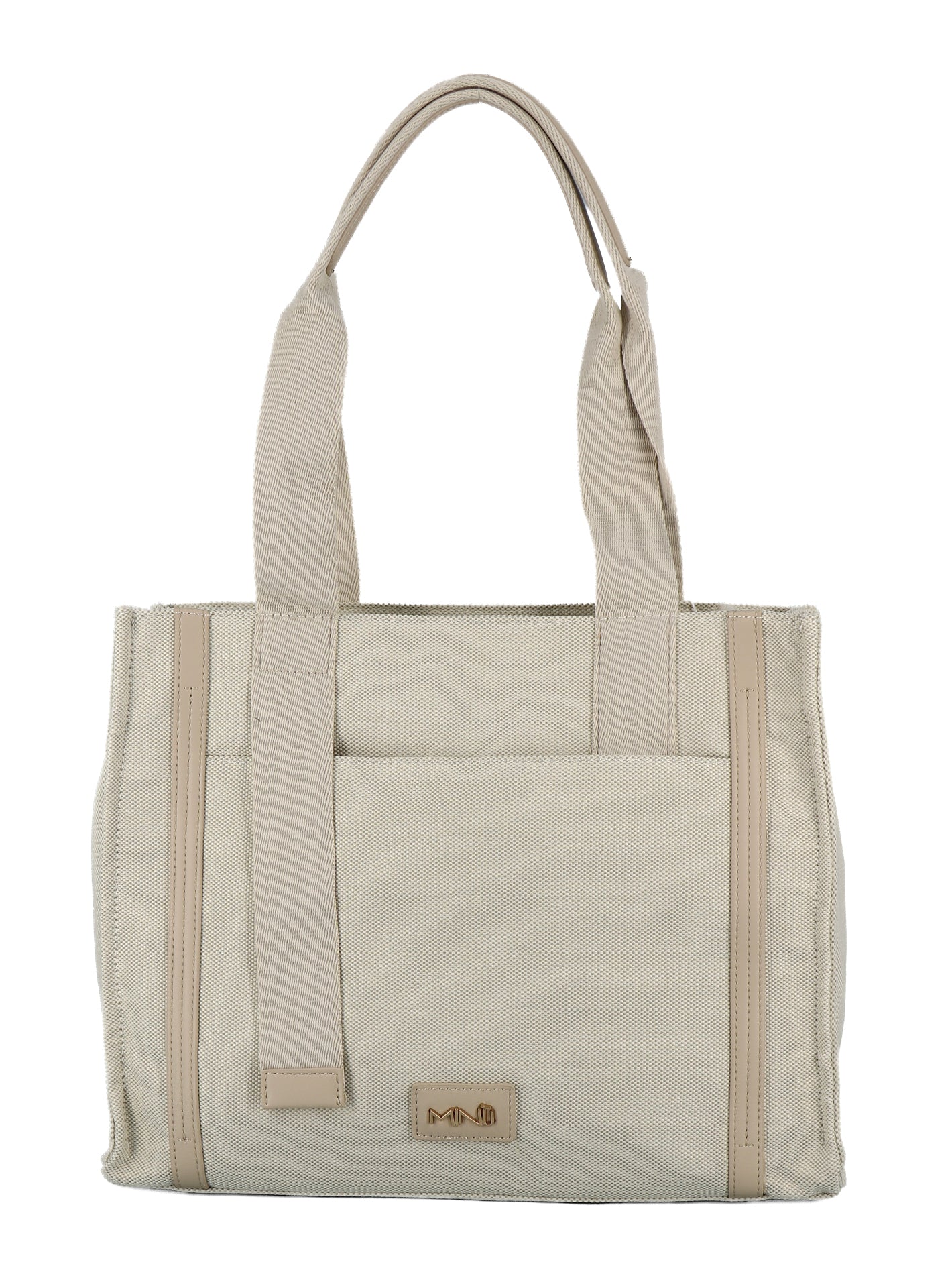 Borsa a spalla donna MINU PB0282SG3 beige chiaro