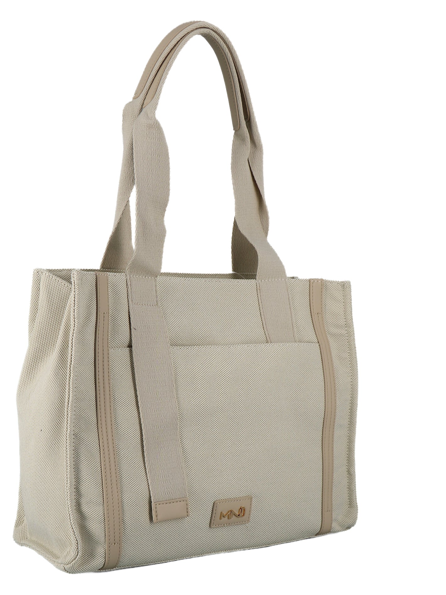 Borsa a spalla donna MINU PB0282SG3 beige chiaro