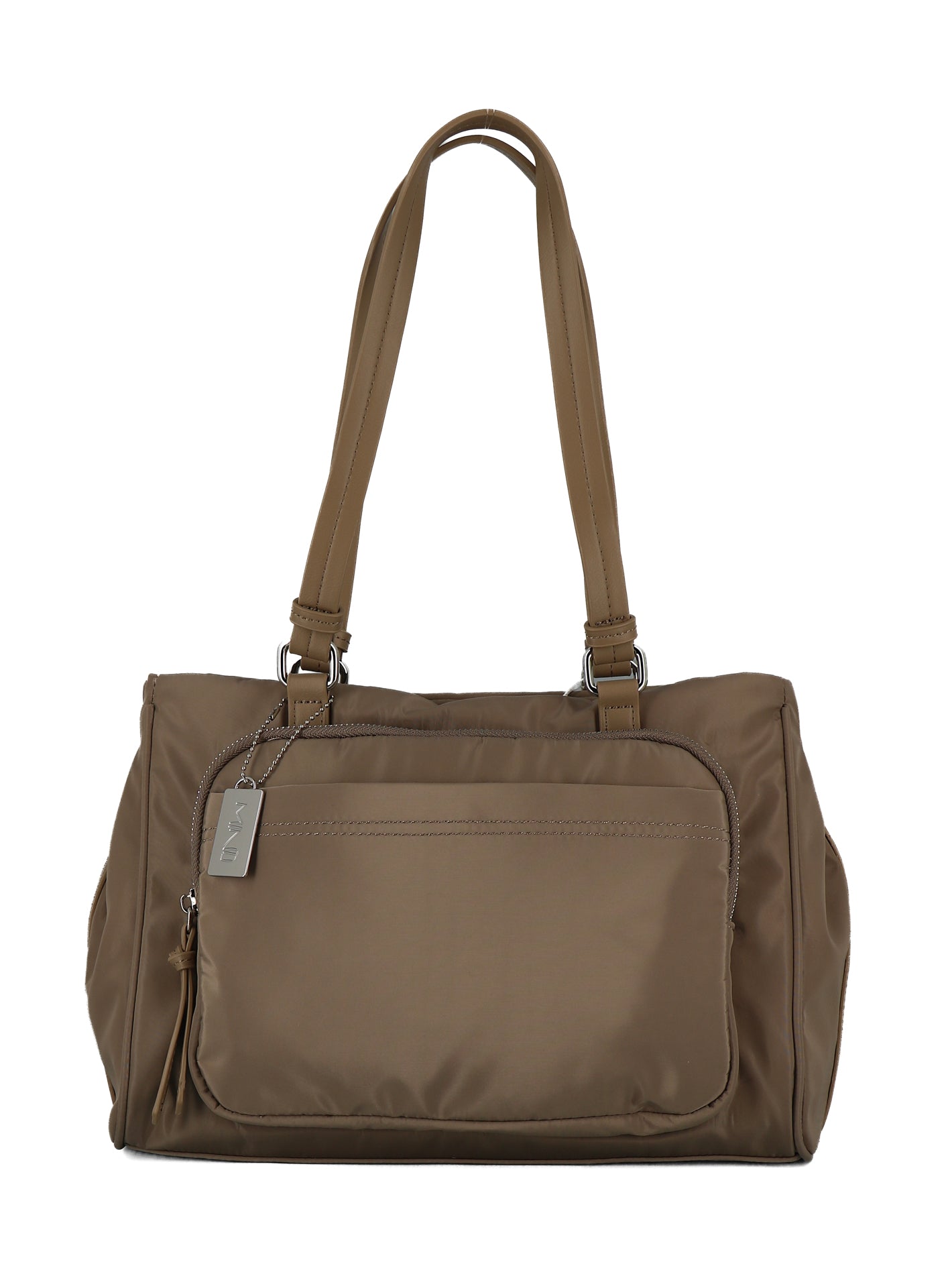 Borsa a spalla donna MINU PB0284SG2 beige chiaro