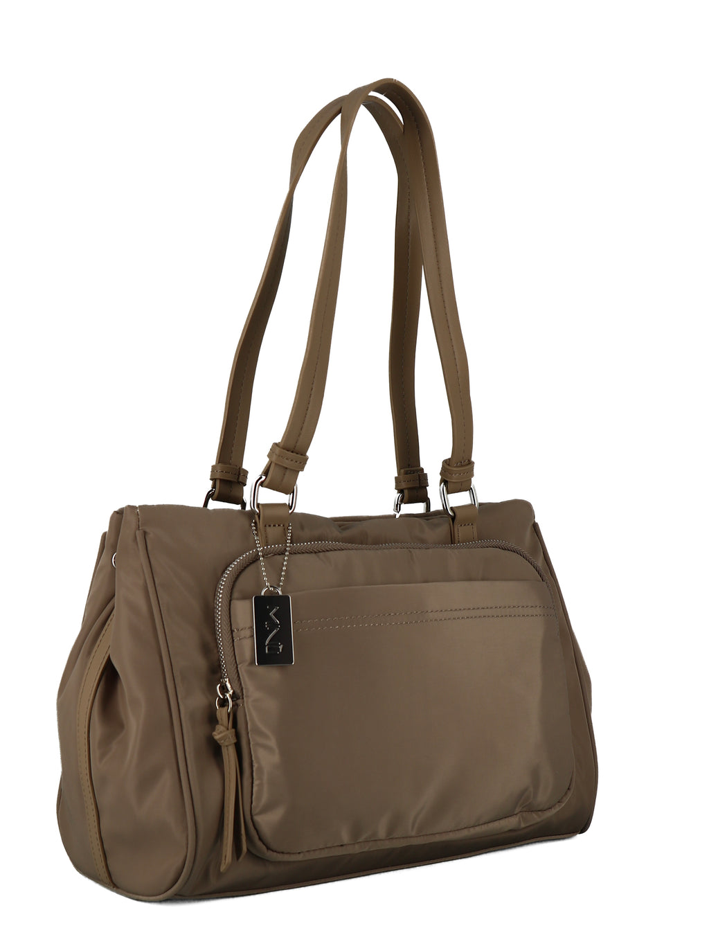 Borsa a spalla donna MINU PB0284SG2 beige chiaro