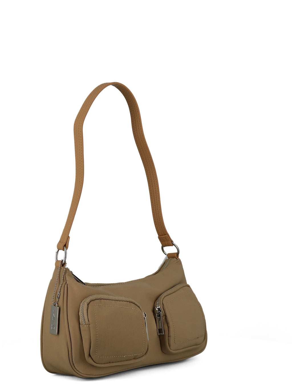 Borsa a spalla donna MINU PB0285HO2 beige scuro