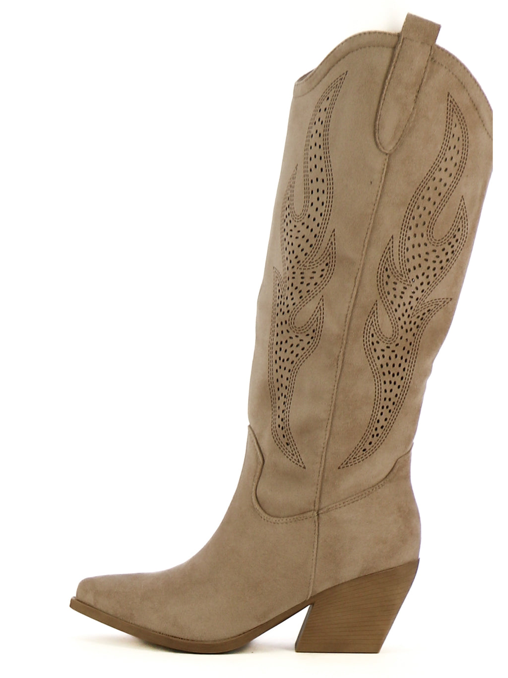 Stivali texani donna MINU RQ903-4 beige scuro