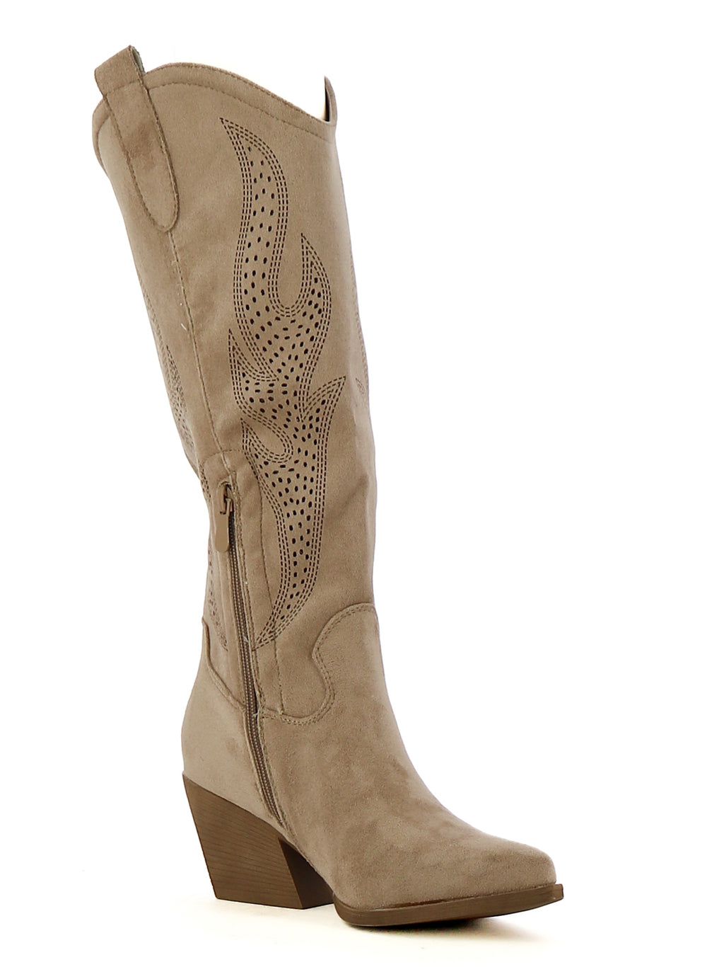 Stivali texani donna MINU RQ903-4 beige scuro