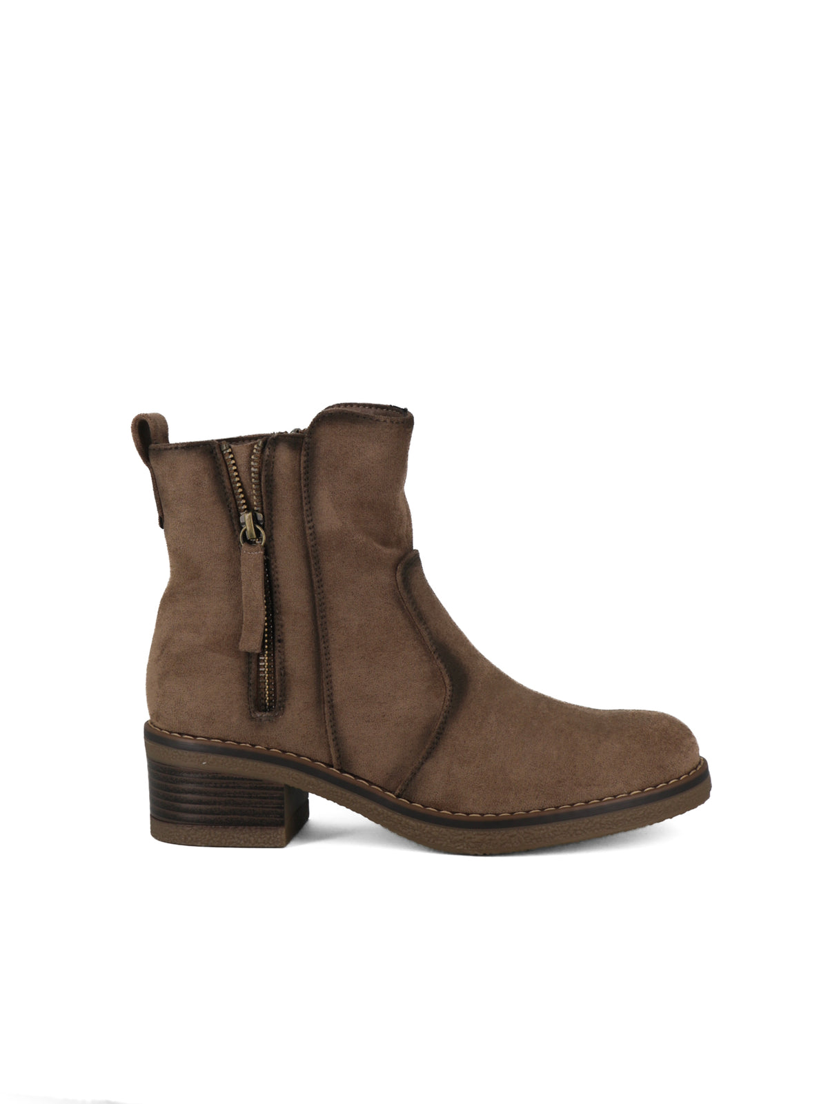 Stivaletti donna MINU H69752-10 beige scuro | Minu Collection